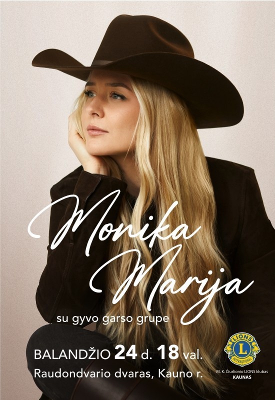 Pirkti bilietus Monika Marija su gyvo garso grupe Raudondvaris, Raudondvario dvaras Balandis 24