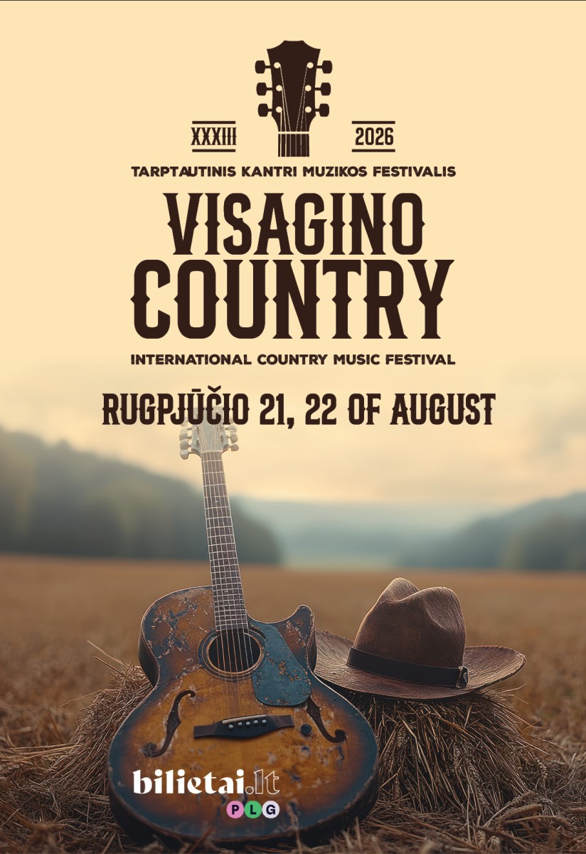 Pirkti bilietus ŠEŠTADIENIO BILIETAS | Tarptautinis muzikos festivalis VISAGINO COUNTRY 2026 Visaginas, Visagino miestas Rugpjūtis 22