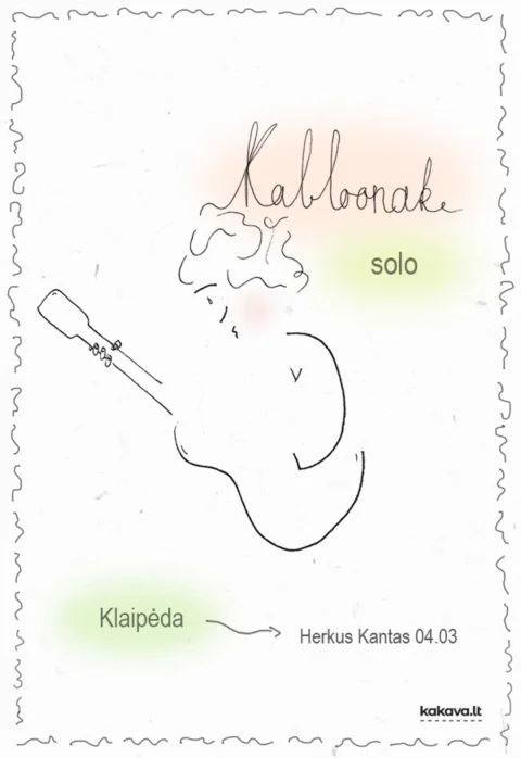 Pirkti bilietus Kabloonak, Barbora Matuzaitė - akustiškai - Klaipėda Klaipėda, Herkus Kantas Balandis 03