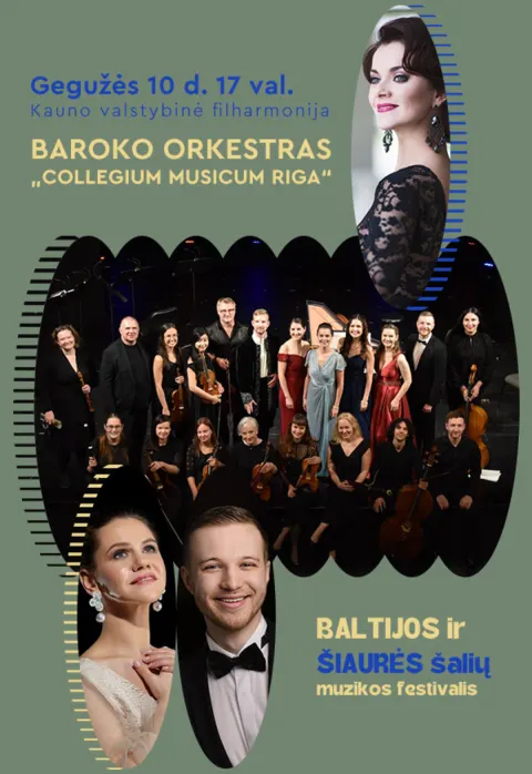 Pirkti bilietus BALTIJOS IR ŠIAURĖS ŠALIŲ MUZIKOS FESTIVALIS 2026 BAROKO OPEROS GALA Kaunas, Kauno valstybinė filharmonija Gegužė 10