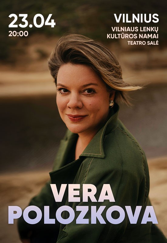 Pirkti bilietus Vera Polozkova Vilnius, Vilniaus lenkų kultūros namai Balandis 23