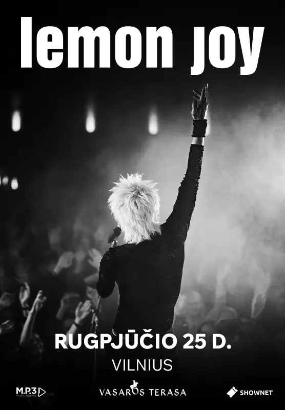 Pirkti bilietus lemon joy ✷ Vilnius Vilnius, Vasaros terasa Rugpjūtis 25