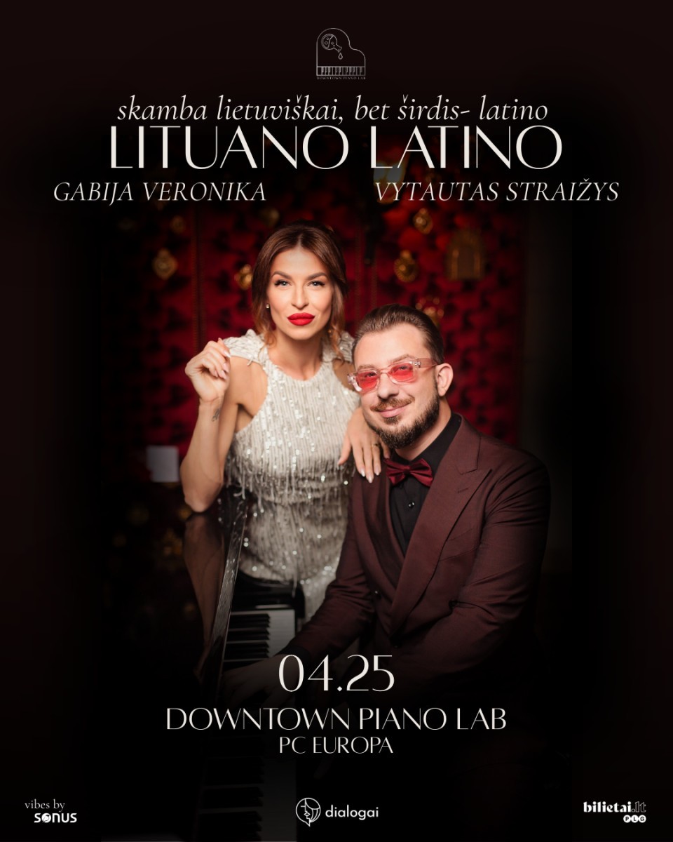 Pirkti bilietus Lituano Latino | Gabija Veronika ir Vytautas Straižys Vilnius, Downtown Piano Lab, PC Europa Balandis 25