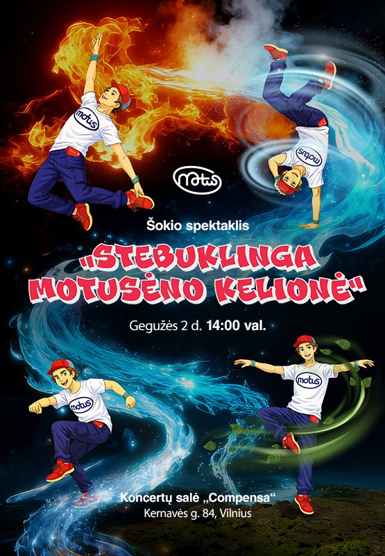 Buy tickets Stebuklinga Motusėno kelionė Vilnius, COMPENSA koncertų salė May 02