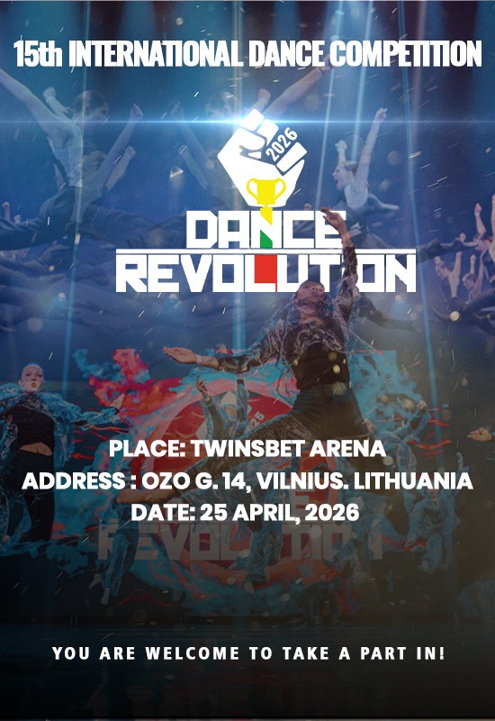 Pirkti bilietus DANCE REVOLUTION 2026 Vilnius, Twinsbet Arena Balandis 25