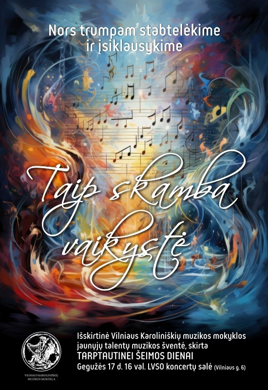 Pirkt biļetes Vilniaus Karoliniškių muzikos mokyklos mokinių koncertas 