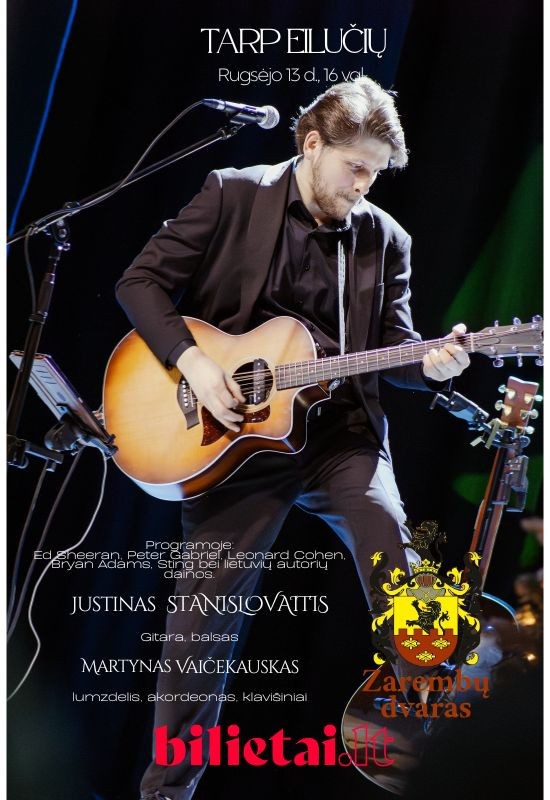 Pirkti bilietus Justinas Stanislovaitis 