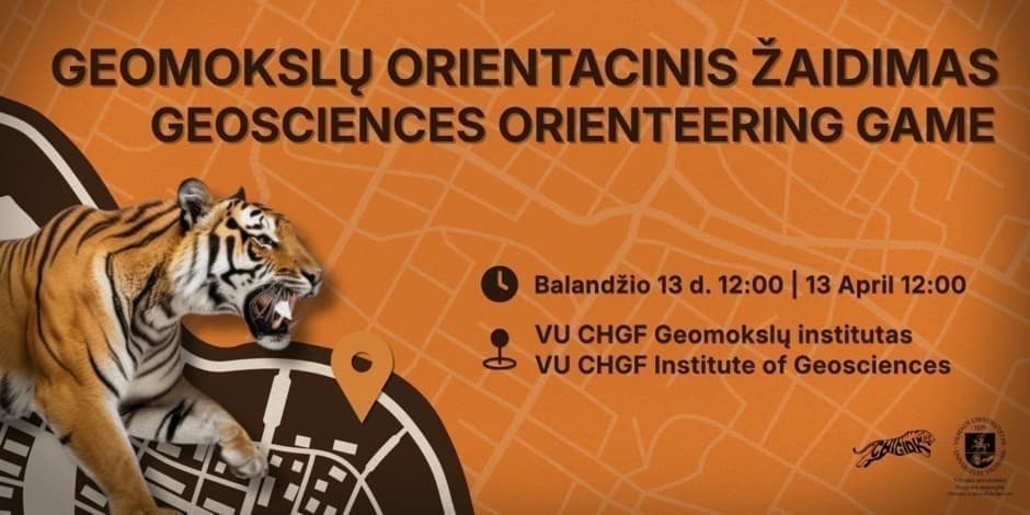 Pirkti bilietus ChiGiDi GEOMOKSLŲ ORIENTACINIS ŽAIDIMAS Vilnius, VU botanikos sodo Vingio skyrius Balandis 13