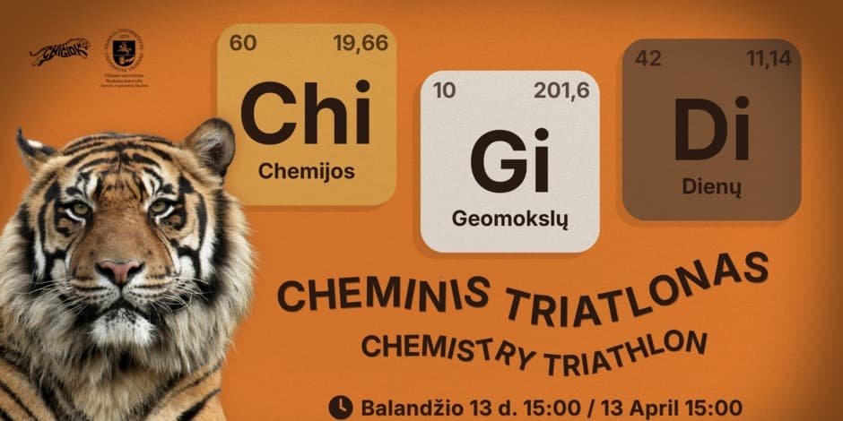 Pirkti bilietus ChiGiDi CHEMINIS TRIATLONAS Vilnius, Dom Kultury Polskiej w Wilnie Balandis 13