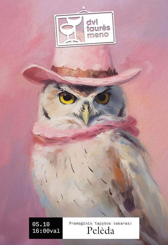 Buy tickets Tapybos vakaras: Pelėda Vilnius, Dvi taurės meno tapybos studija - dvaras May 10
