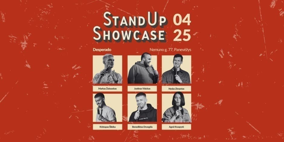 Buy tickets Stand Up Showcase | Panevėžys Panevėžys, Desperado April 25
