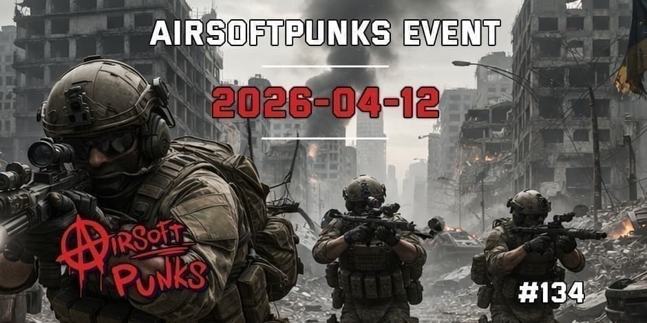 Pirkti bilietus AirsoftPunks Event #134 Vilnius, Airsoft Punks Balandis 12