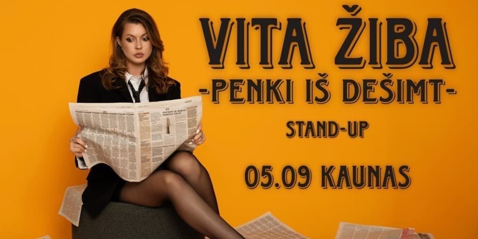 Buy tickets KAUNAS | VITA ŽIBA STAND-UP 
