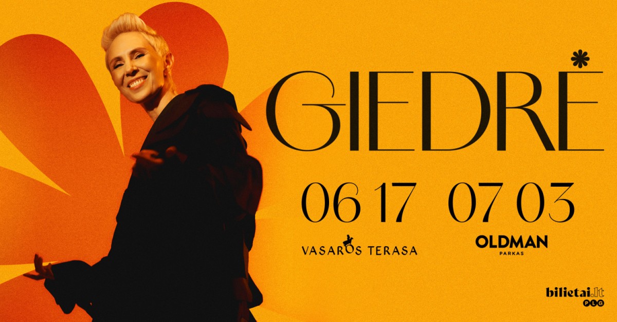 Buy tickets GIEDRĖ | Oldman Palanga Palanga, OLDMAN Palanga July 03