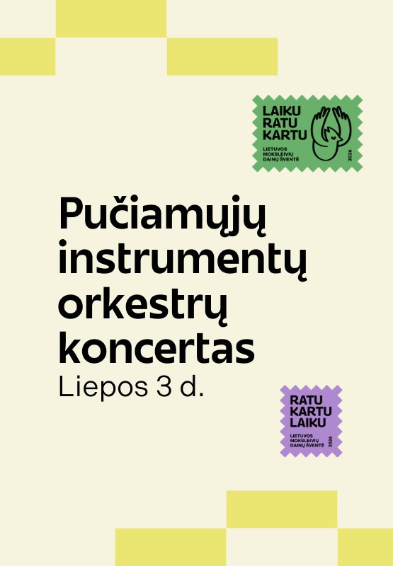 Buy tickets Pučiamųjų instrumentų orkestrų koncertas 