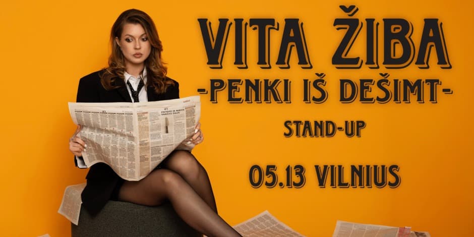 Купить билеты VILNIUS | VITA ŽIBA STAND-UP 