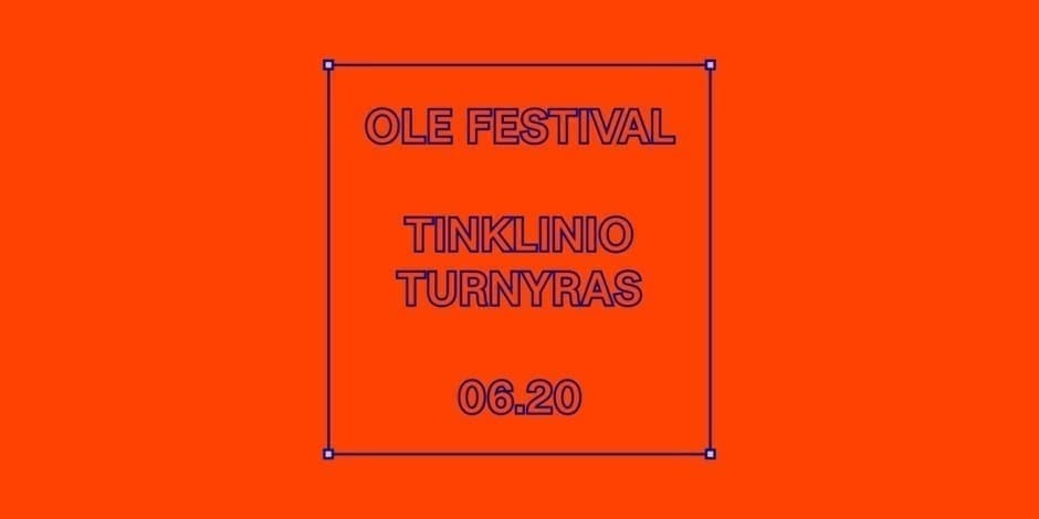 Buy tickets OLE 2026 PAPLŪDIMIO TINKLINIO TURNYRAS Vilnius, Gallery 1986 June 20