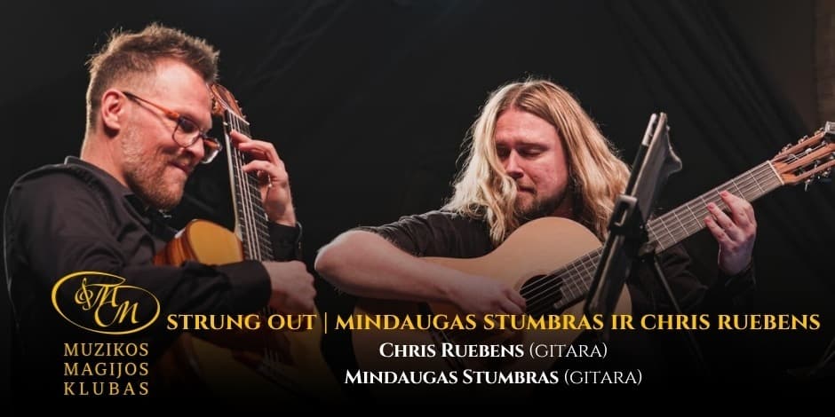 Pirkti bilietus Strung Out | Mindaugas Stumbras ir Chris Ruebens Vilnius, Muzikos magijos klubas Liepa 23