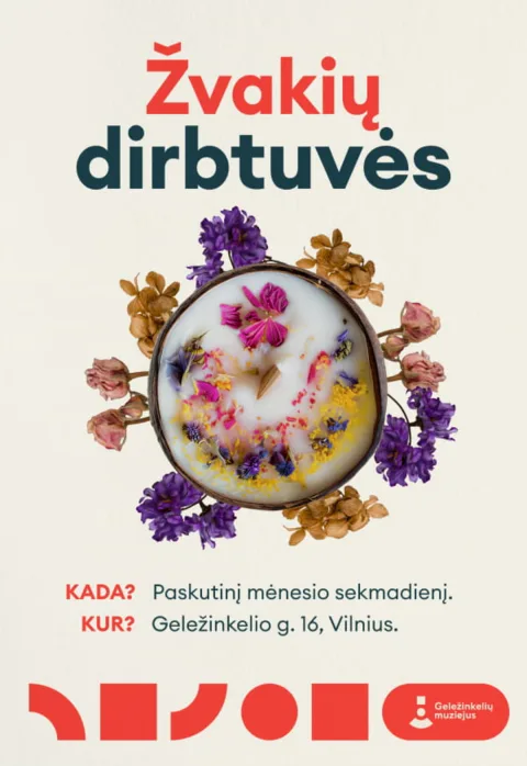 Pirkti bilietus Kvepianti kelionė į tropikus Geležinkelių muziejuje Vilnius, Geležinkelių muziejaus Bėgių parkas Balandis 26