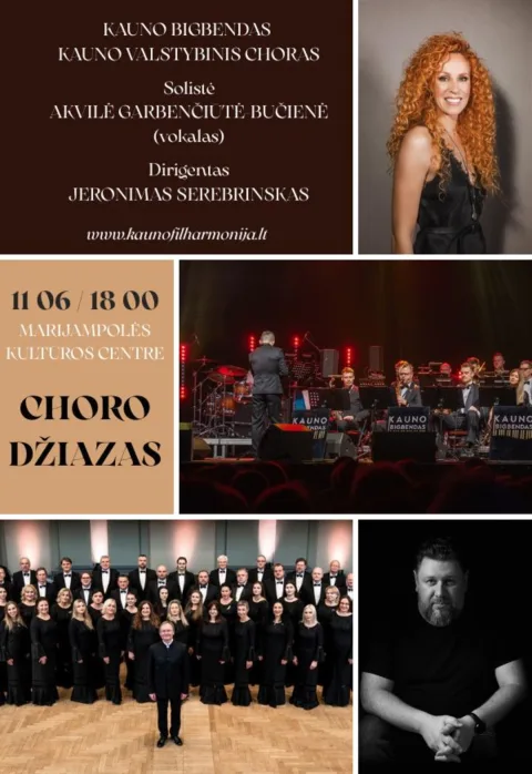 Pirkti bilietus CHORO DŽIAZAS Marijampolė, Marijampolės kultūros centras Lapkritis 06