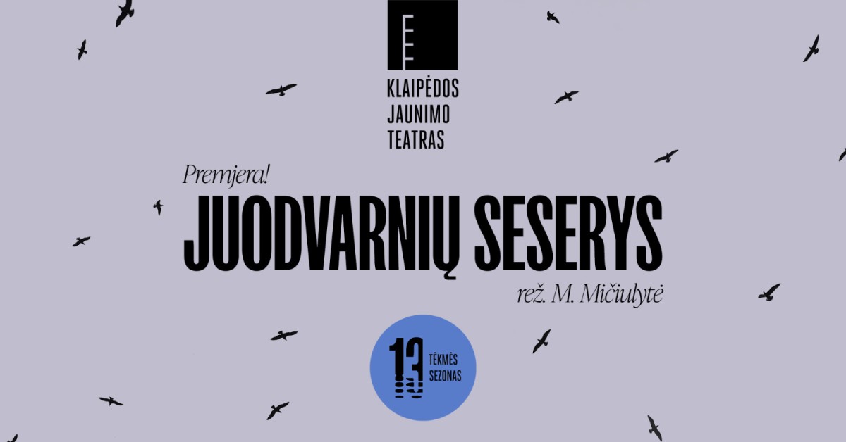 Pirkti bilietus PREMJERA | Klaipėdos jaunimo teatras | Juodvarnių seserys (rež. M. Mičiulytė) Klaipėda, Klaipėdos Kultūros fabrikas Birželis 18