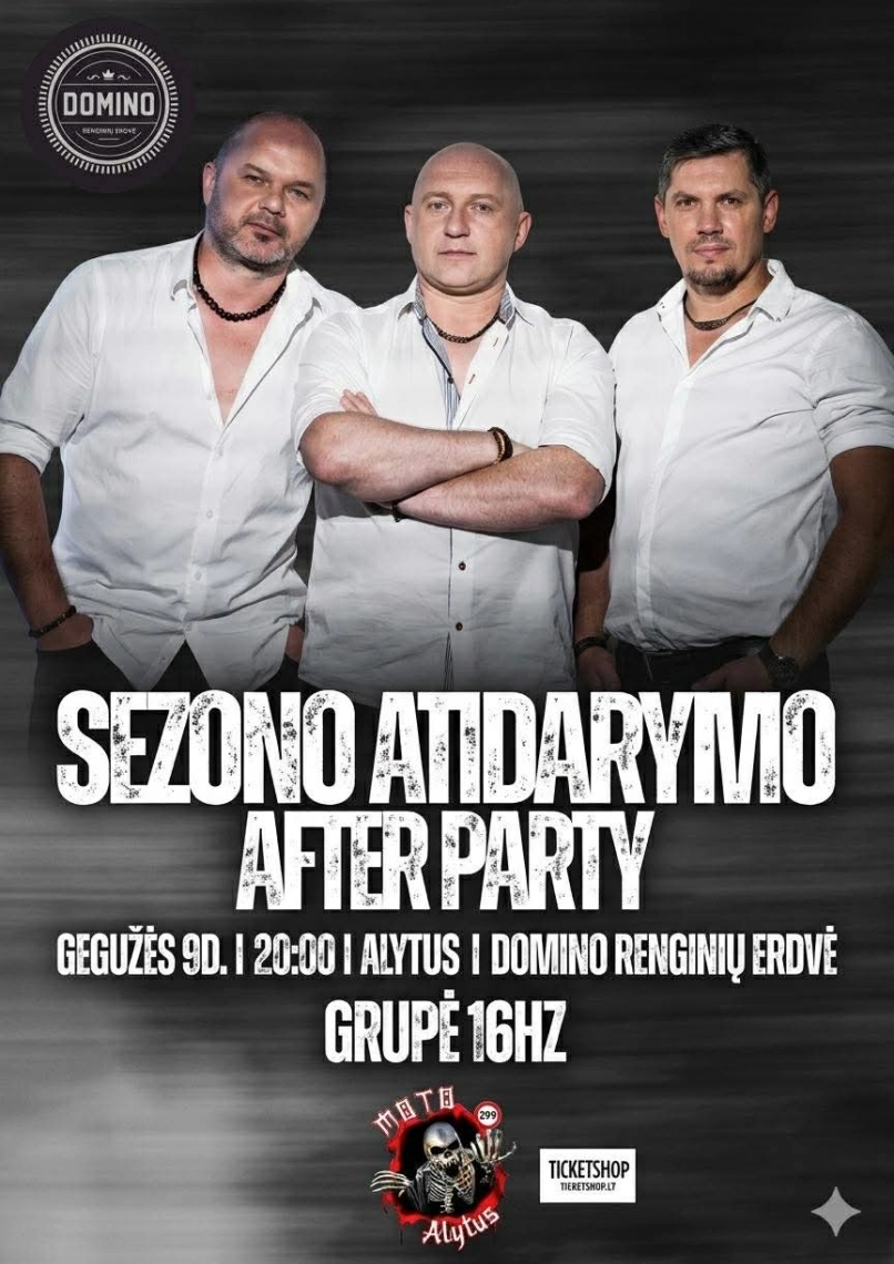Buy tickets grupė „16Hz“ Alytus, Domino May 09