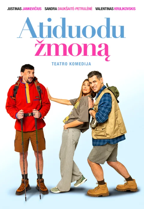 Pirkti bilietus PREMJERA „ATIDUODU ŽMONĄ“ Panevėžys, Panevėžio muzikinis teatras Rugsėjis 29