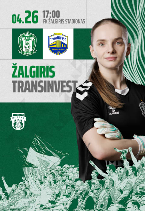 Купить билеты Moterų A lygos rungtynės: FK Žalgiris - FK Transinvest Vilnius, Žalgirio namų stadionas Апрель 26