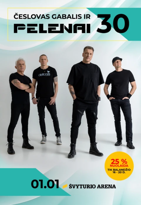 Купить билеты PELENAI 30 Klaipėda, Klaipėdos Švyturio arena Январь 01