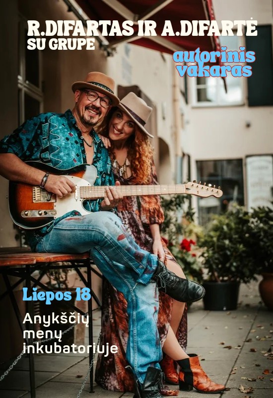 Pirkti bilietus R.Difartas ir A.Difartė: 