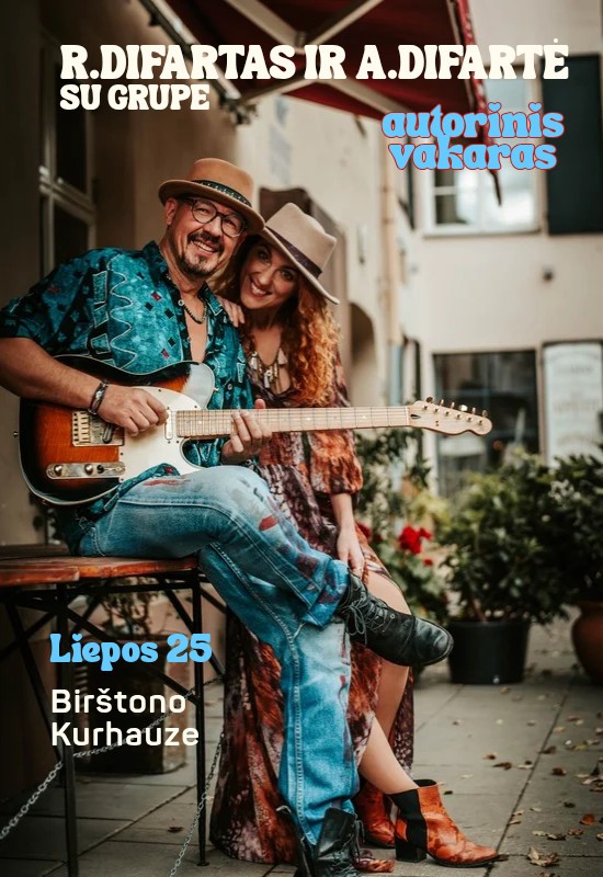 Buy tickets R.Difartas ir A.Difartė: 