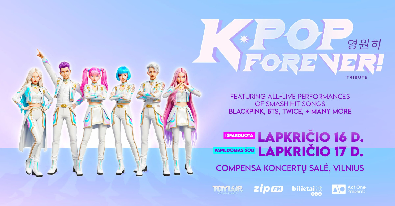 Pirkti bilietus K-POP FOREVER! Vilnius, COMPENSA koncertų salė Lapkritis 16