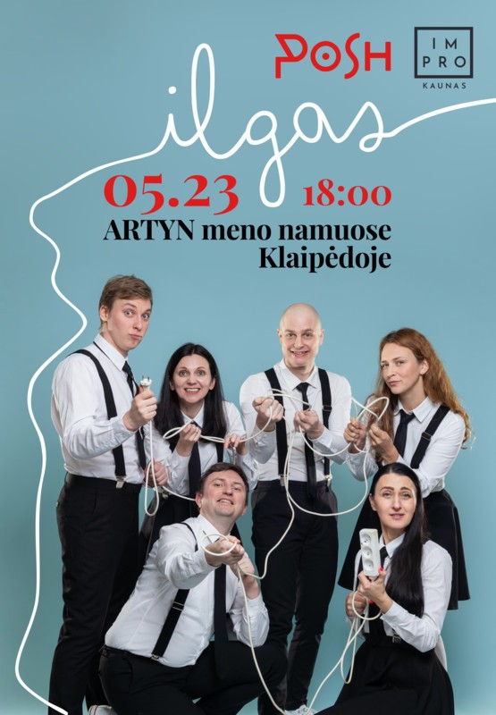 Pirkti bilietus Improvizacijų šou ILGAS Klaipėda, ARTYN teatras Balandis 23