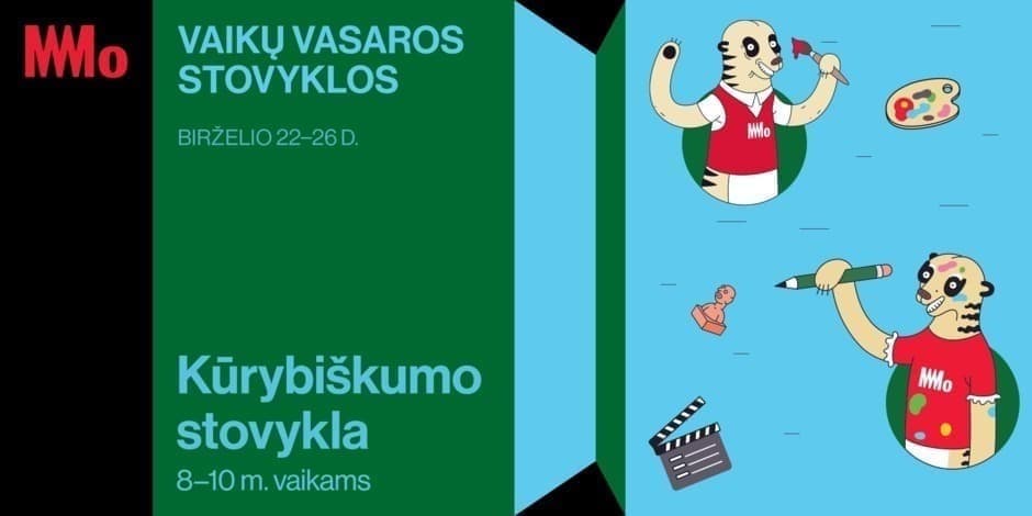Pirkti bilietus Kūrybiškumo stovykla 8–10 m. vaikams MO muziejuje Vilnius, MO muziejus Birželis 22