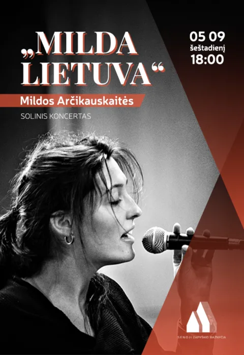 Pirkti bilietus KONCERTAS „MILDA LIETUVA“ Kauno raj., Zapyškio paminklinė Šv. Jono Krikštytojo bažnyčia Gegužė 09