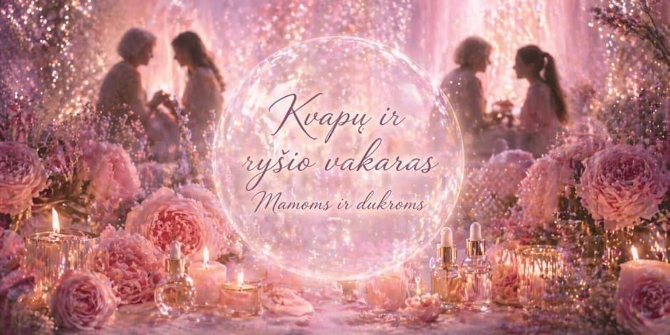 Pirkti bilietus Kvapų ir ryšio vakaras Mamoms ir dukroms Kaunas, aromáma Gegužė 03