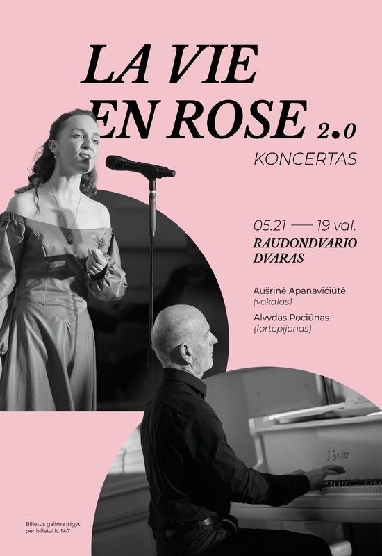 Купить билеты La Vie En Rose 2.0 Kauno raj., Raudondvario dvaras Gegužė 21