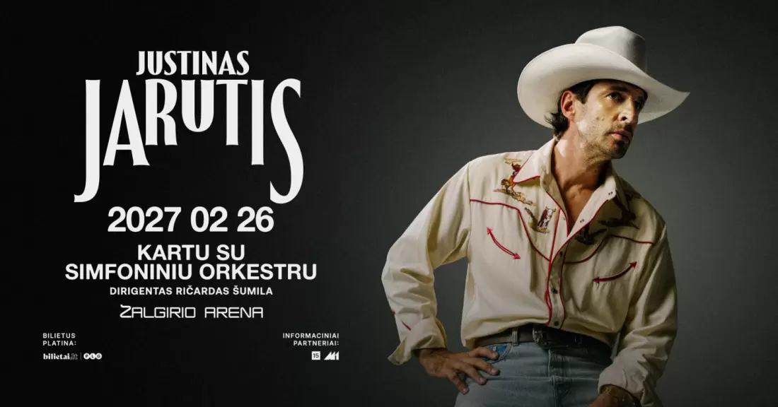 Pirkti bilietus Justinas Jarutis su simfoniniu orkestru Kaunas, Kauno Žalgirio arena 2027 Vasaris 26