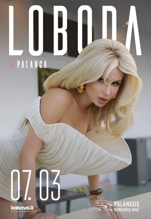 Pirkti bilietus LOBODA Palanga, Palangos koncertų salė Liepa 03