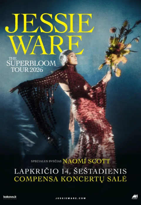 Pirkti bilietus Jessie Ware Vilnius, COMPENSA koncertų salė Lapkritis 14
