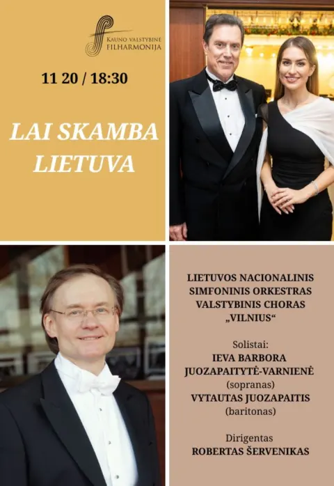 Pirkti bilietus LAI SKAMBA LIETUVA Kaunas, Kauno valstybinė filharmonija Lapkritis 20