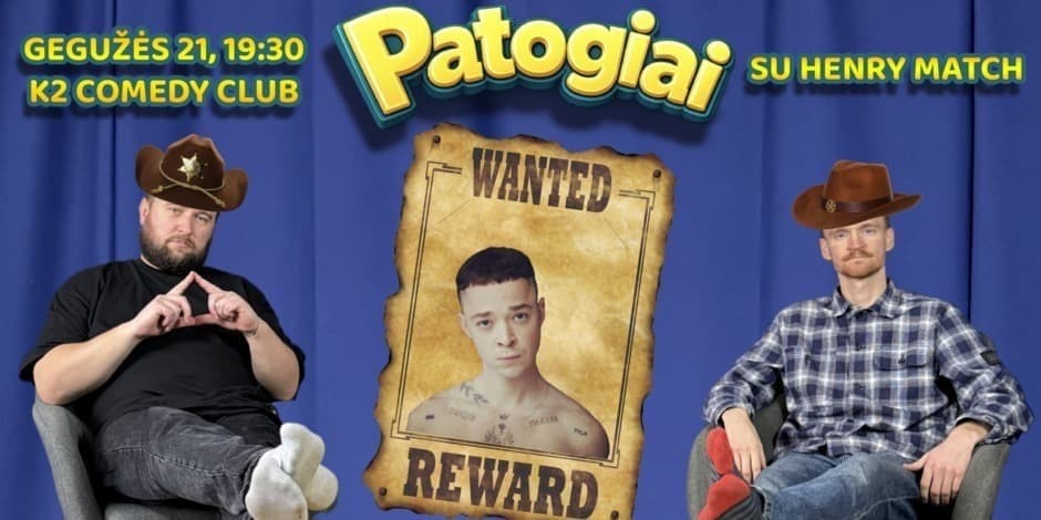 Pirkti bilietus PATOGIAI su Henry Match Vilnius, K2 Comedy Club Gegužė 21