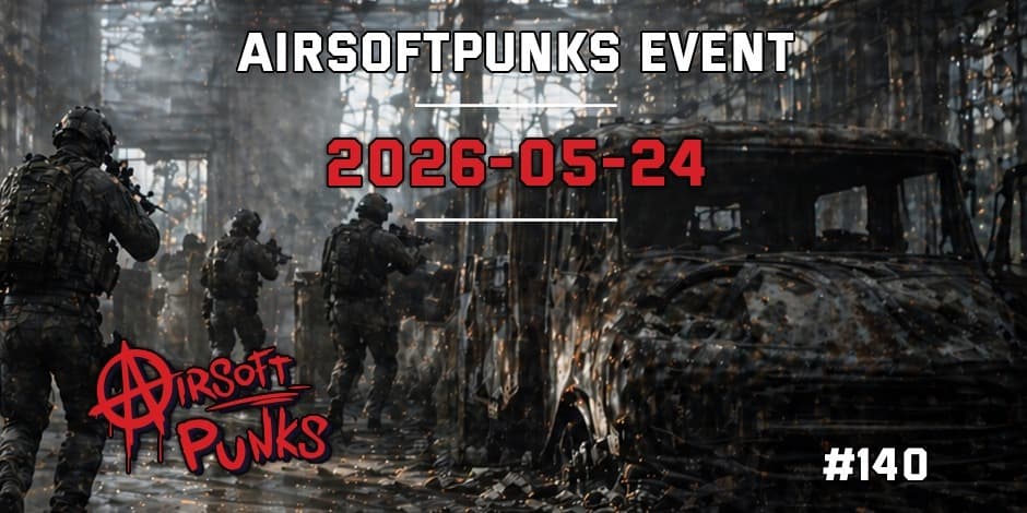 Pirkti bilietus AirsoftPunks Event #140 Vilnius, Airsoft Punks Gegužė 24