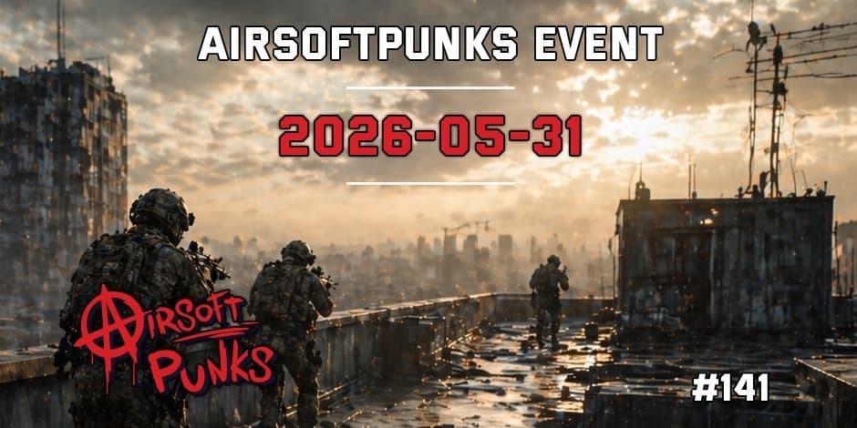 Pirkti bilietus AirsoftPunks Event #141 Vilnius, Airsoft Punks Gegužė 31