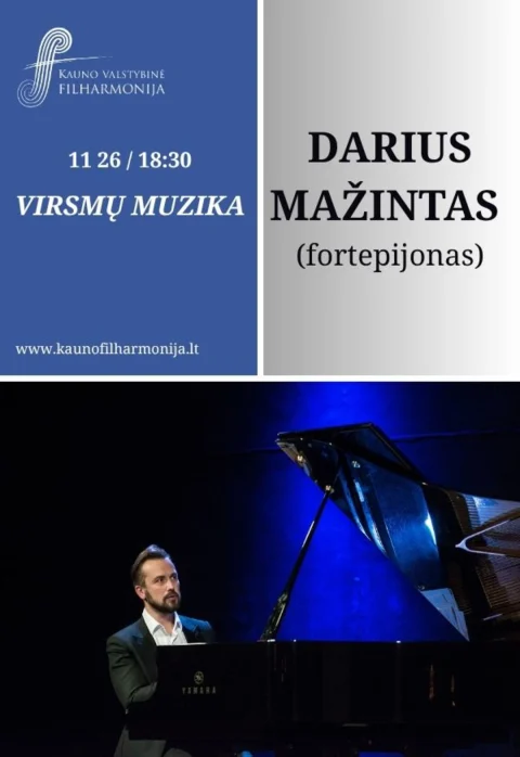 Pirkti bilietus VIRSMŲ MUZIKA Kaunas, Kauno valstybinė filharmonija Lapkritis 26