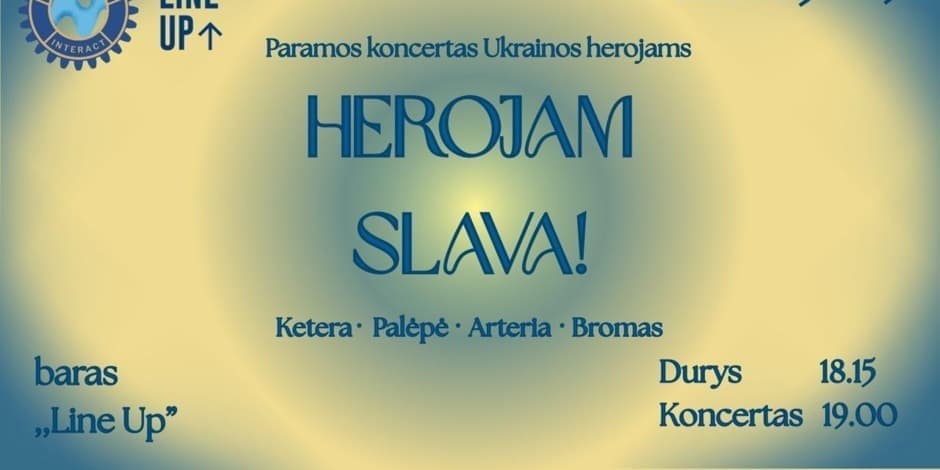 Pirkti bilietus Paramos koncertas Ukrainos herojams: „Herojam Slava“! Vilnius, Line Up Gegužė 09