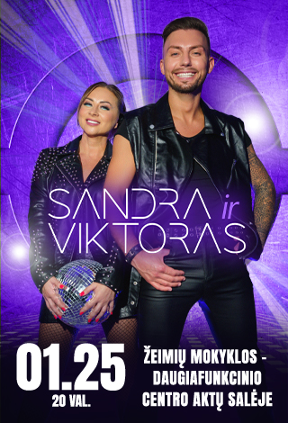 Pirkt biļetes Sandra ir Viktoras | Žeimiai Panevėžys, Panevėžio muzikinis teatras Janvāris 25