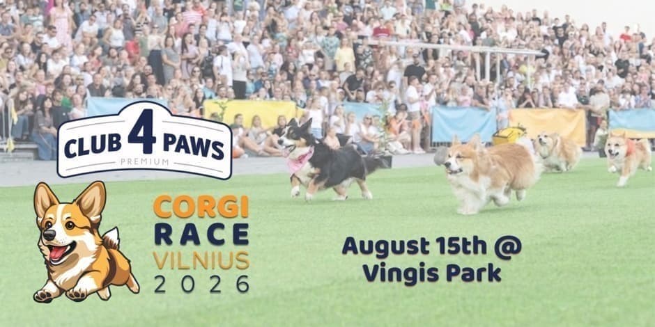 Pirkti bilietus Corgi Race Vilnius 2026 Vilnius, VU botanikos sodo Vingio skyrius Rugpjūtis 15