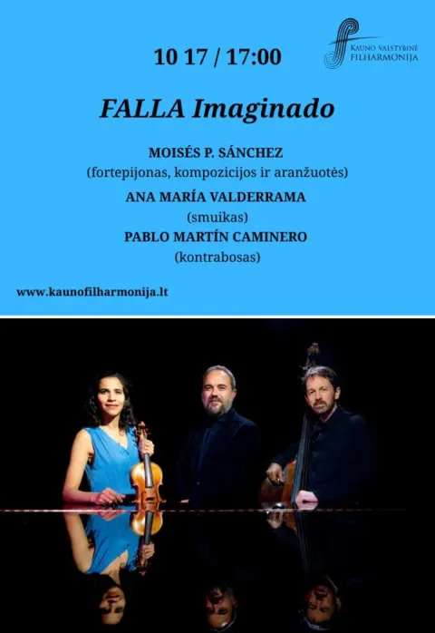 Pirkti bilietus FALLA Imaginado Kaunas, Kauno valstybinė filharmonija Spalis 17