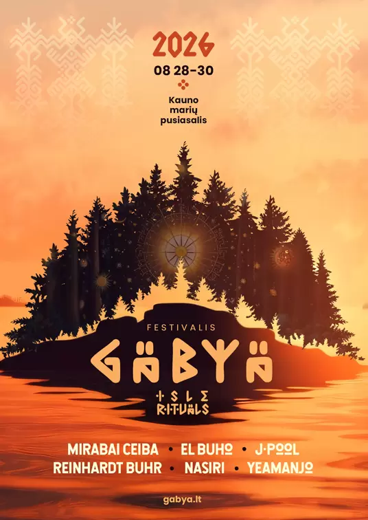 Pirkti bilietus Gabya Isle Rituals 2026 Kaunas, Kauno jachtklubas Rugpjūtis 28-30